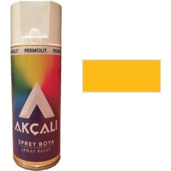 Akçalı Sprey Düz Renk 316 Krom Sarı 400 ml