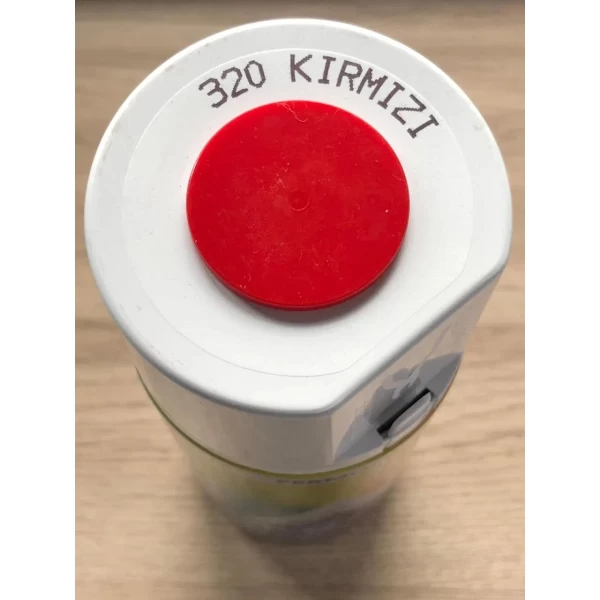 Akçalı Sprey Düz Renk 320 Kırmızı 400 ml