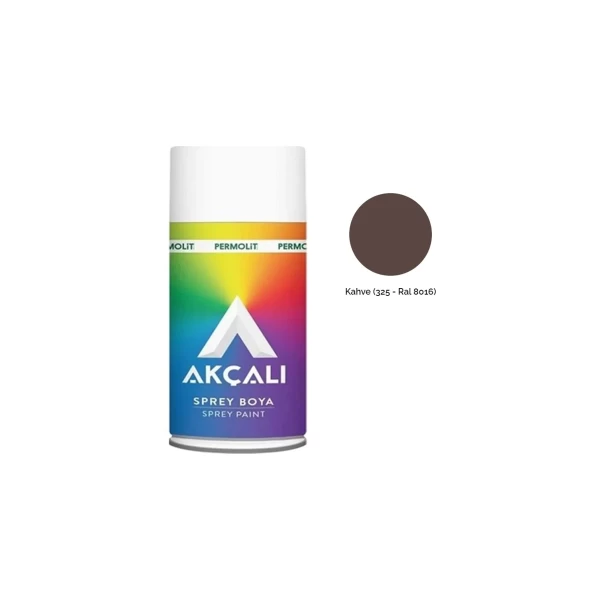 Akçalı Sprey Düz Renk 325 Kahverengi 400 ml