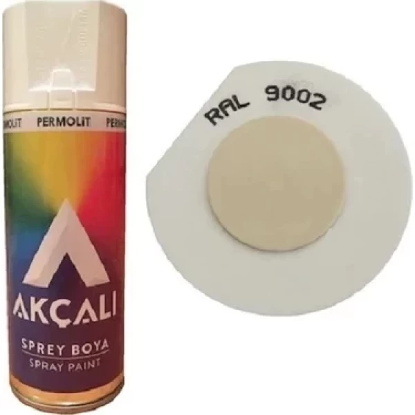 Akçalı Sprey Düz Renk RAL 9002 Kirli Beyaz 400 ml