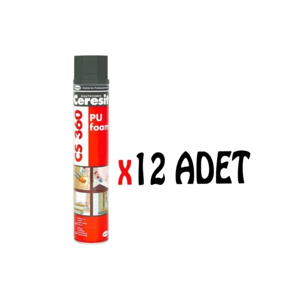 Ceresit CS360 Poliüretan Köpük 750 ml X12 980497