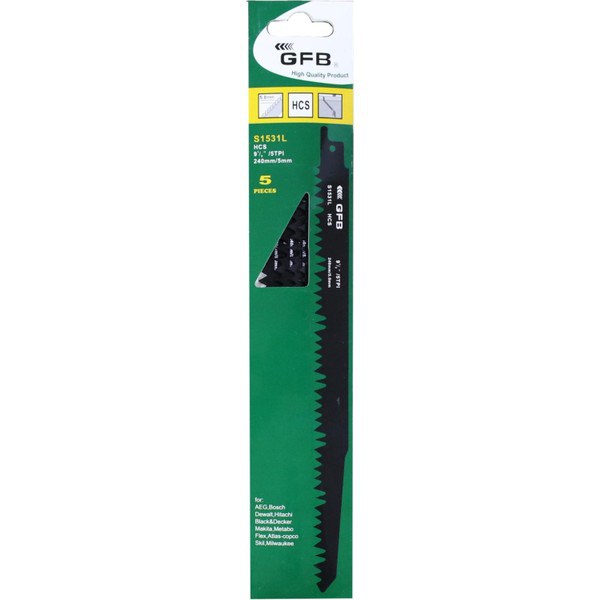 GFB Tilki Kuyruğu Testeresi Ahşap S1531L 240 mm