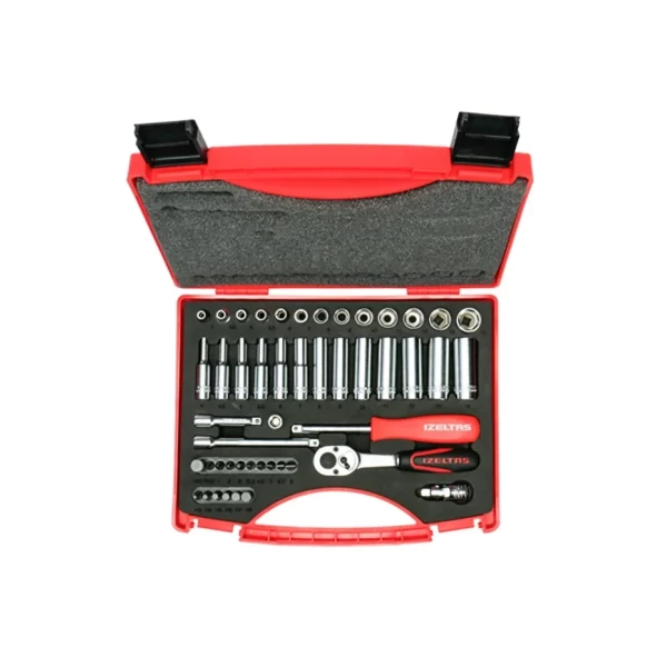 İzeltaş 1/4'' Altı Köşe Lokma Anahtar Takımı 15 Parça (1107006015)