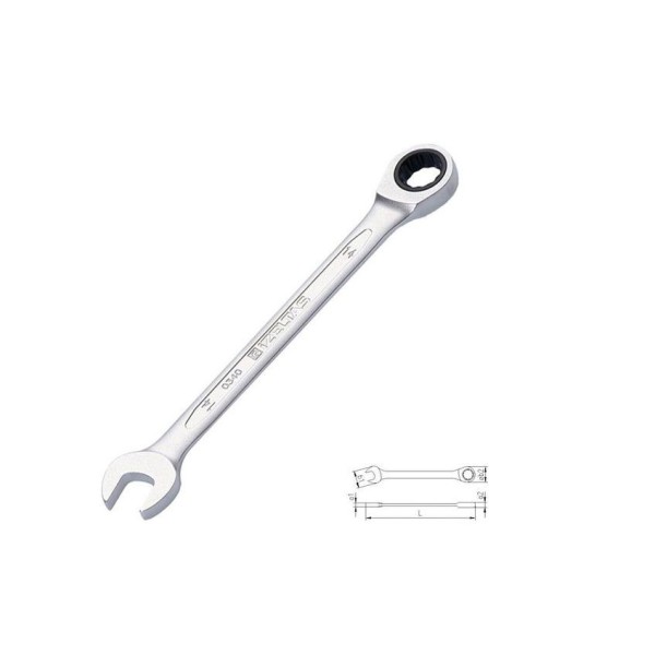 İzeltaş Cırcır Kombine Anahtar 21 mm (0340020021)