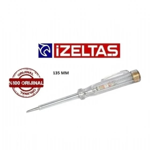İzeltaş Elektrik Kontrol Kalemi Düz Uçlu 135 mm (4550170135)