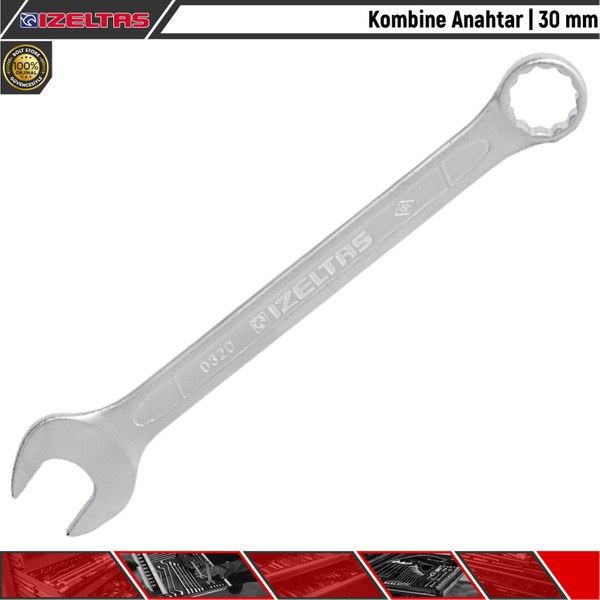 İzeltaş Kombine Anahtar Kısa Boy 32 mm (0320020032)