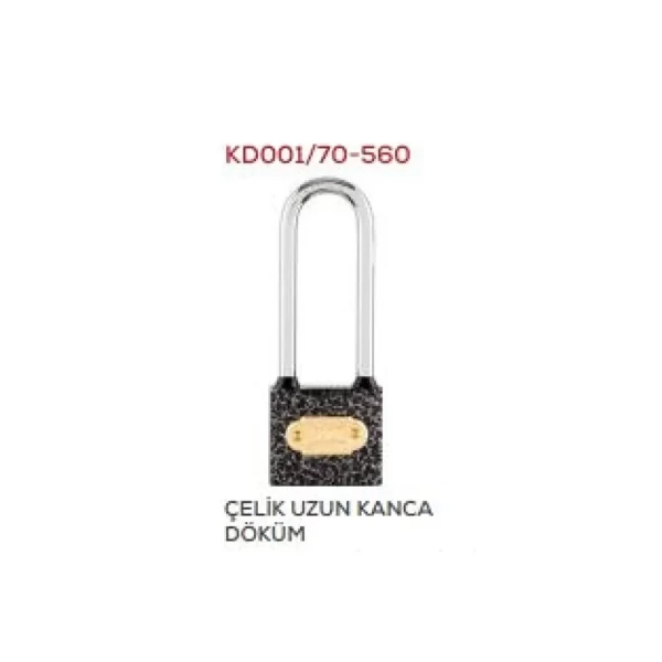 Kale Dış Asma Kilit Uzun Döküm 60 KD001/70-560
