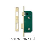 Kale Kilit 35 mm 169R Banyo WC Düz Nikel 2