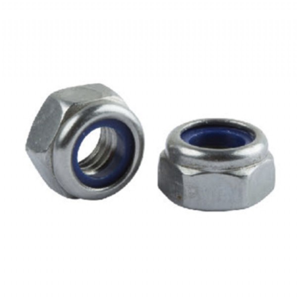 M10*1,25 Fiberli Somun DIN 985 Cı 6 Beyaz