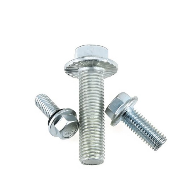 M10*16 Flanşlı Cıvata DIN 6921 8.8 Beyaz