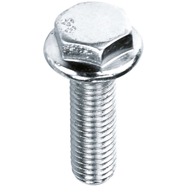 M6*25 Flanşlı Cıvata DIN 6921 8.8 - Beyaz