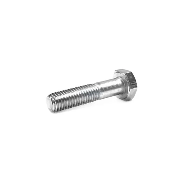 M8*100 Altı Köşe Cıvata DIN 931 Yarım Paso 8.8 Beyaz