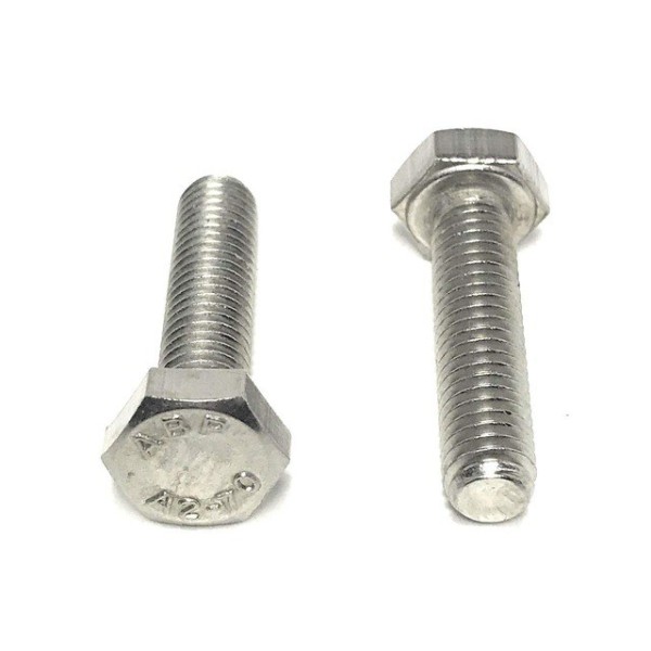 M8*30 Altı Köşe Cıvata DIN 933 Tam Paso 8.8 - Beyaz