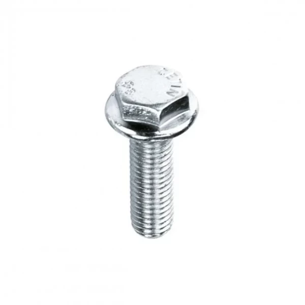 M8*50 Flanşlı Cıvata DIN 6921 8.8 - Beyaz