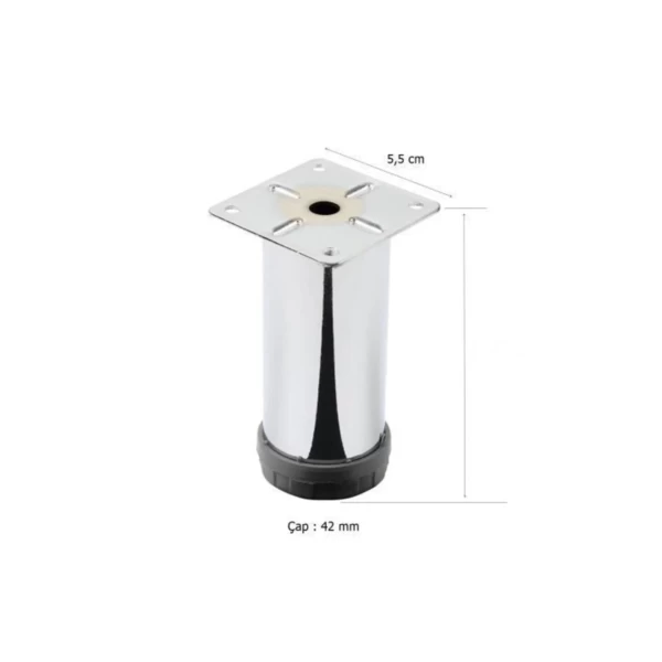 Metal Ayak 42*25 cm Krom