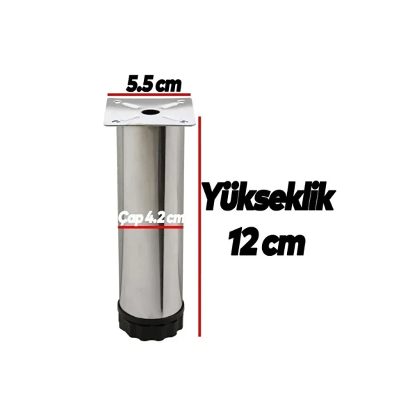 Metal Ayak Krom PLS Bingo 42*12 cm