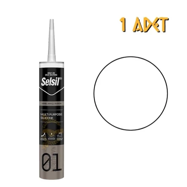 Selsil Silikon Beyaz 280 gr