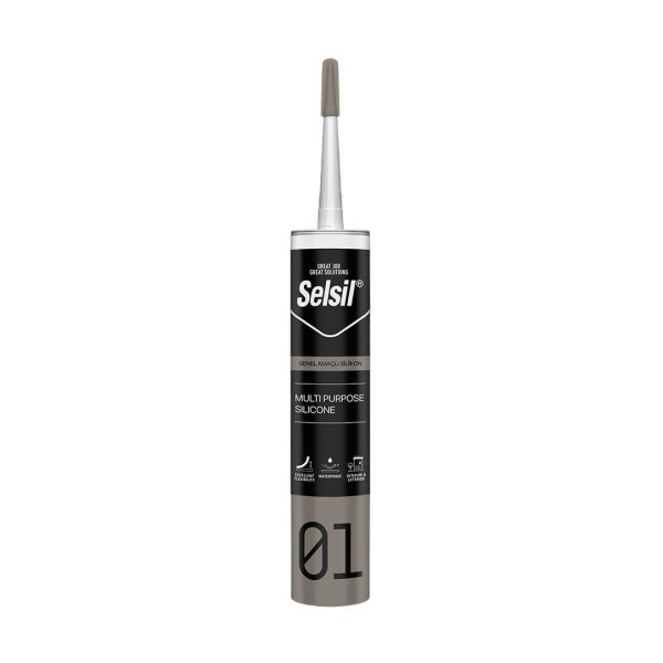 Selsil Silikon Kahve 280 gr