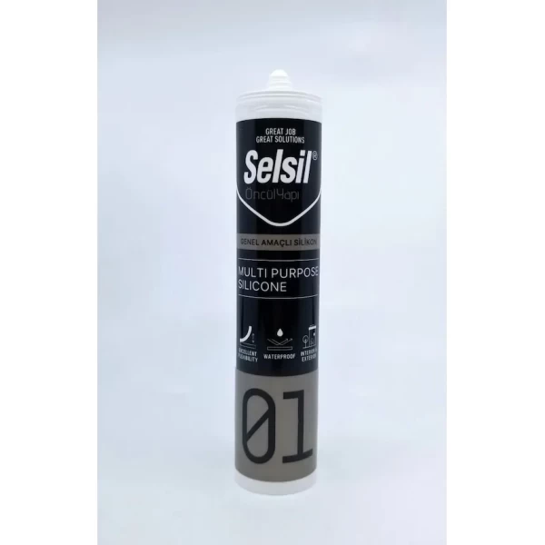 Selsil Silikon Şeffaf 280 gr