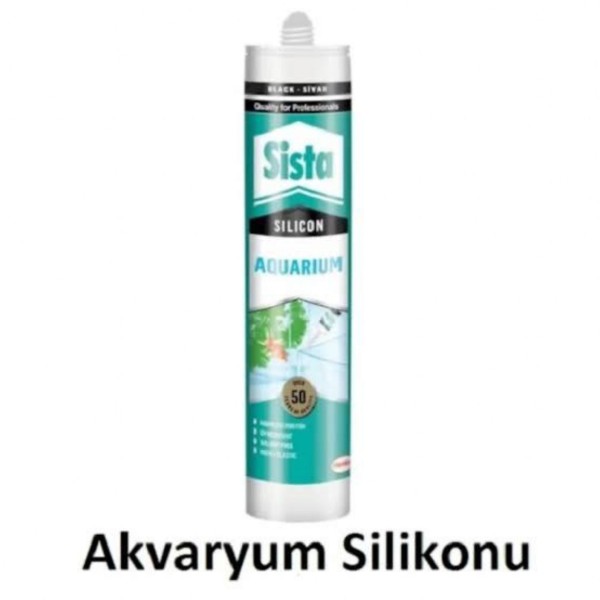 Sista 2813172 Akvaryum Şeffaf Silikon 280 ml X20