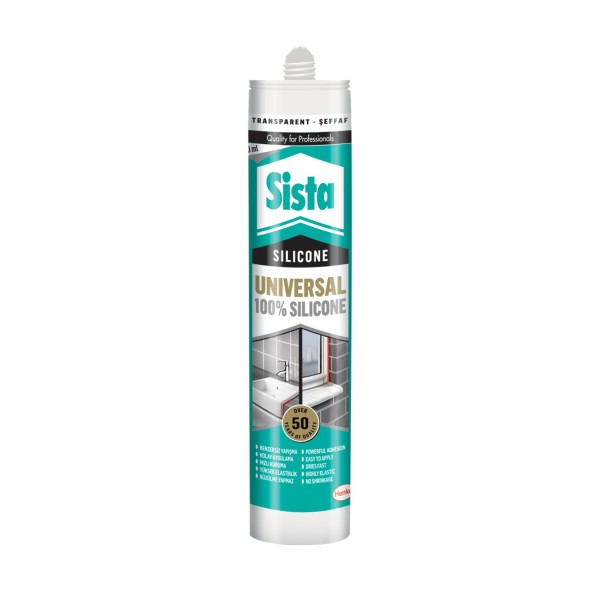 Sista Universal Silikon 280 ml Şeffaf