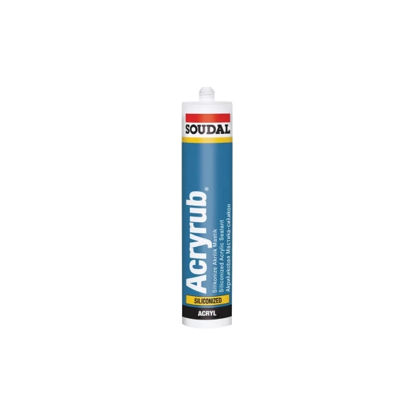 Soudal 500 gr Acryrub Silikonize Mastik GRİ(417563)