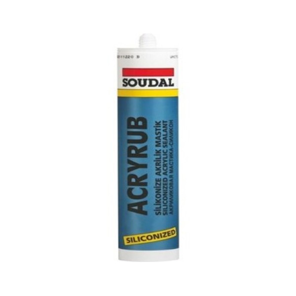 Soudal Mastik Akrilik Beyaz 450 gr Kartuş 117568-174074