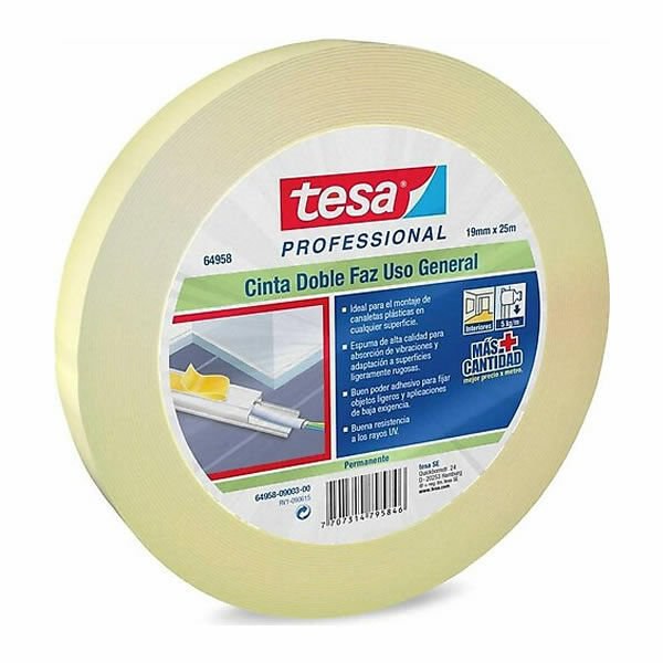 Tesa 64958 Çift Taraflı Köpük Bant 18 mm 10 m
